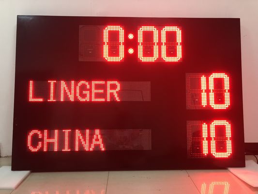 국가 명과 퀄타 축구 전광판