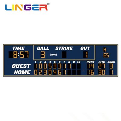 Tableau de bord de baseball LED haute résolution ROHS haute luminosité grand angle de vision