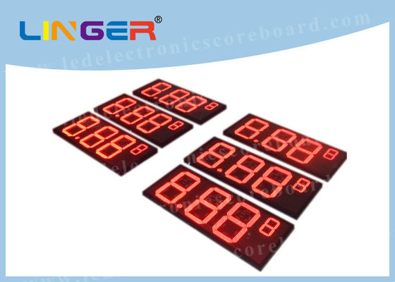 محطة وقود الطابق الدائمة علامات أسعار الغاز الرقمية عملية سهلة 8.88 مع 8 الصغيرة