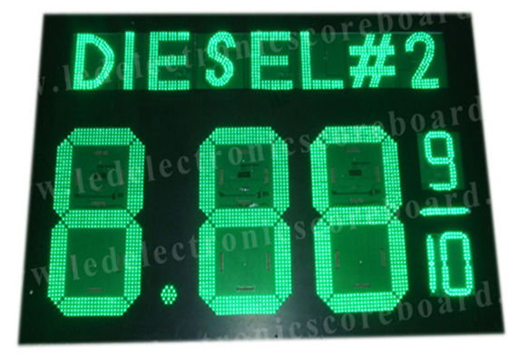 ハイウェーの給油所のデジタル ガス代は900mm x 1200mm x 100mmに署名します