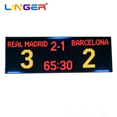 야외 대형 축구 전자 스코어보드 (팀 이름 포함)