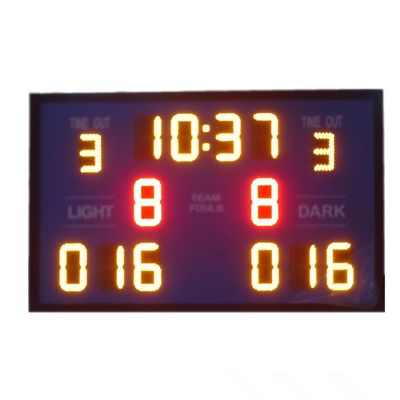 低い電力の携帯用電子スコアボードのバスケットボールの高い明るさ