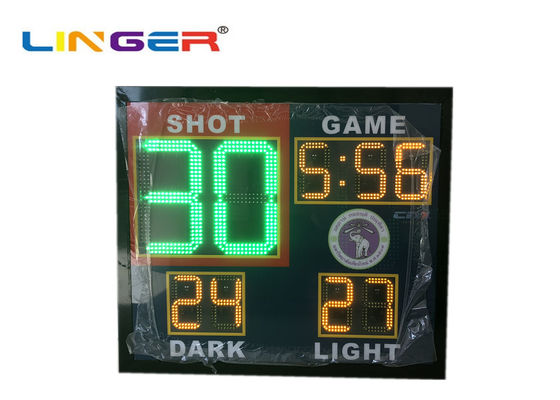 Placar eletrônico de Waterpolo não reflexivo com pulso de disparo disparado