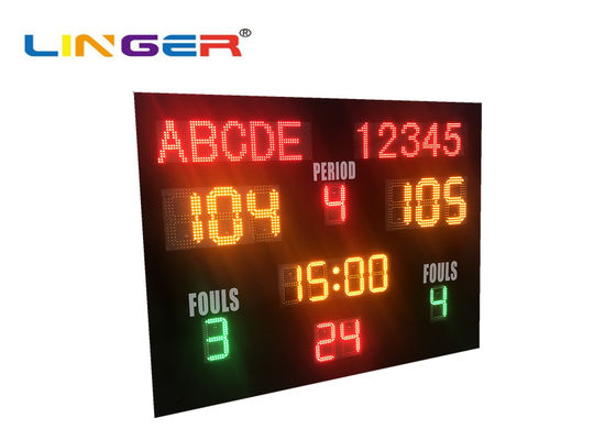 Πολλών χρήσεων αδιάβροχος οδηγημένος IP65 πίνακας βαθμολογίας καλαθοσφαίρισης μη ανακλαστικός