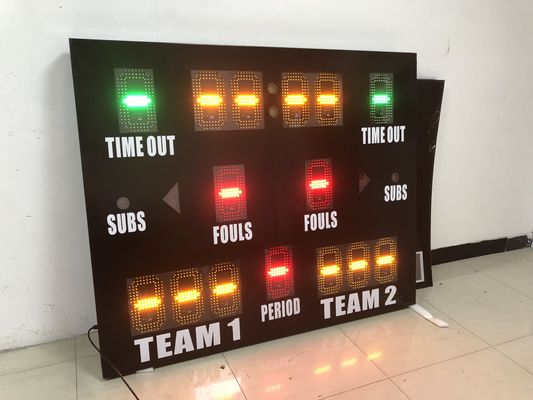 Красная желтая зеленая модель числа ПОГРУЖЕНИЯ табло баскетбола СИД