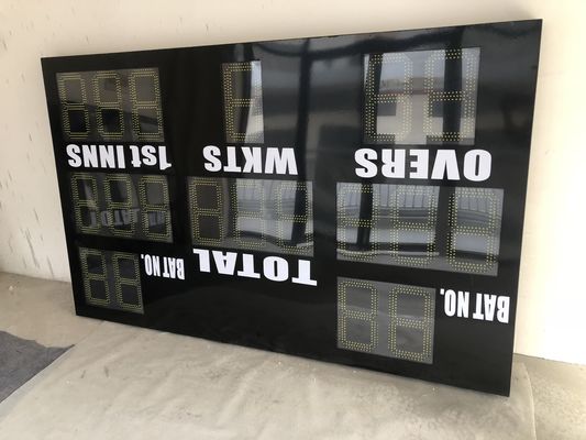 8 밀리미터 아크릴 보드 앞 면과의 LED 크리켓 득점게시판