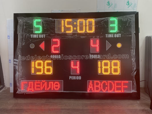 tableau indicateur de basket-ball de 8" de 200mm LED avec la langue mongole