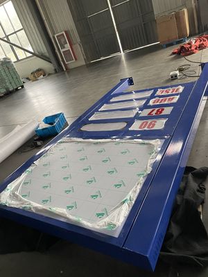 Completamente sinal 8" do preço de gás altura do dígito com o apoio para o pé e o LOGOTIPO