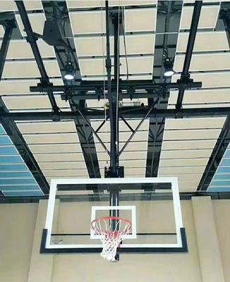 Le plafond électrique d'intérieur en aluminium de cercle de basket-ball a monté