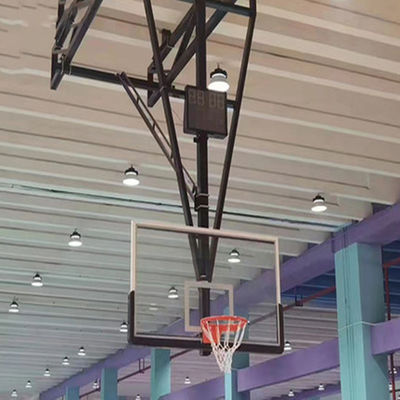 Het aangemaakte het Basketbalhoepel van de Glasrugplank Elektrische Opgeschort Vouwen