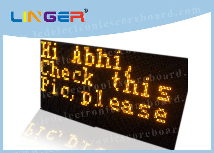 P3 het Gele Kleur Programmeerbare leidde Scrollen Systeem van het Teken het Draadloze Controlemechanisme