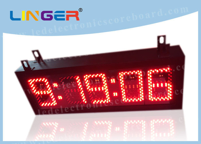 초 다른 작풍 300*850*100mm를 가진 빨간색 손가락 LED 디지털 시계