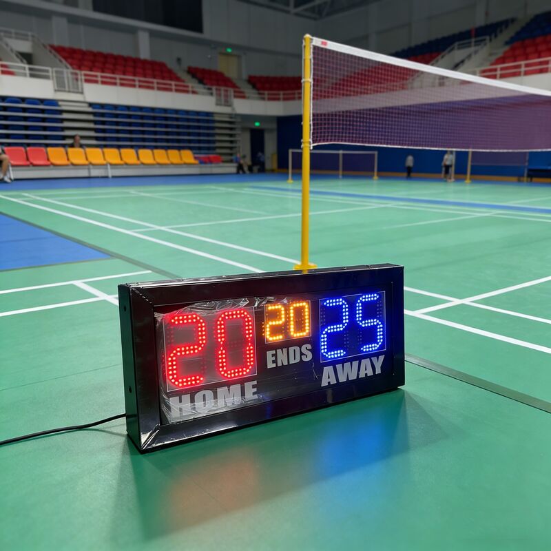 700mm x 330mm Three-Color LED Badminton Scoreboard with Compact Size and Non-Glare Surface