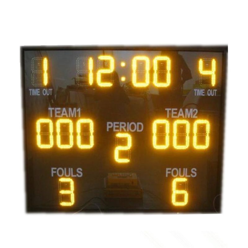 8“ 200mm het Draagbare Elektronische Scorebord van het Scorebordbasketbal met Geschotene Klok 